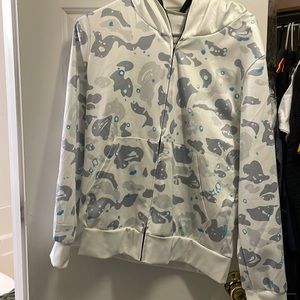 Men’s faux bape zipper jacket Small. New without tag